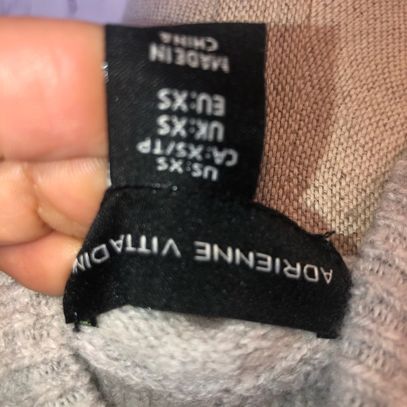 Adrienne Vittadini gray wool blend turtleneck - Picture 5 of 6